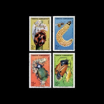 Yararlı Böcekler (3 Aralık 1980) - Türkiye Cumhuriyeti Pul Koleksiyonu