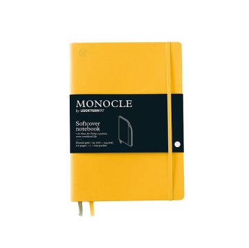 Leuchtturm1917 Monocle Serisi, Yumuşak Kapak, 192 Numaralandırılmış Sayfa, Noktalı B5 (178 x 254 mm) - Sarı