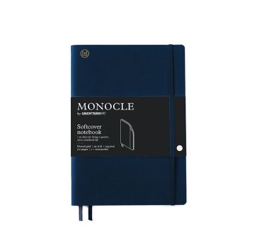 Leuchtturm1917 Monocle Serisi, Yumuşak Kapak, 192 Numaralandırılmış Sayfa, Noktalı B5 (178 x 254 mm) - Lacivert