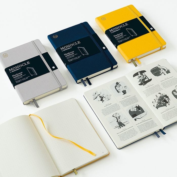 Leuchtturm1917 Monocle Serisi, Sert Kapak, 181 Numaralandırılmış Sayfa, Noktalı
