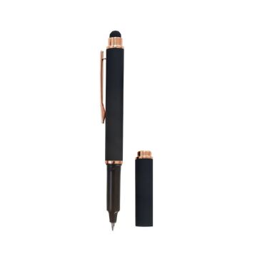 PULKO Promosyon Your Writing Passion Pen Roller Kalem (Mavi Yazmaktadır), ppmk063, Siyah