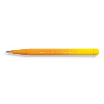 Leuchtturm1917 Gradient Limited Edition Serisi Drehgriffel Nr.1, Siyah Mürekkepli Tükenmez Kalem, Gündoğumu Sarı / Limon Sarı