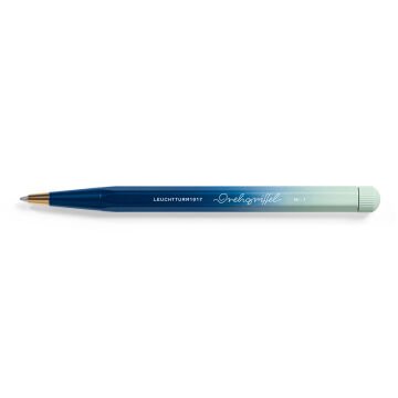 Leuchtturm1917 Gradient Limited Edition Serisi Drehgriffel Nr.1, Siyah Mürekkepli Tükenmez Kalem, Lacivert / Nane Yeşili