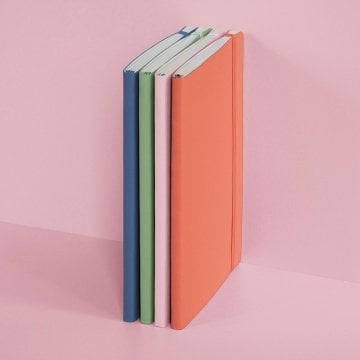 Leuchtturm1917 Not Defteri Orta Boy (A5), Pastel Tonlu Yumuşak Kapak, 123 Numaralandırılmış Sayfa,