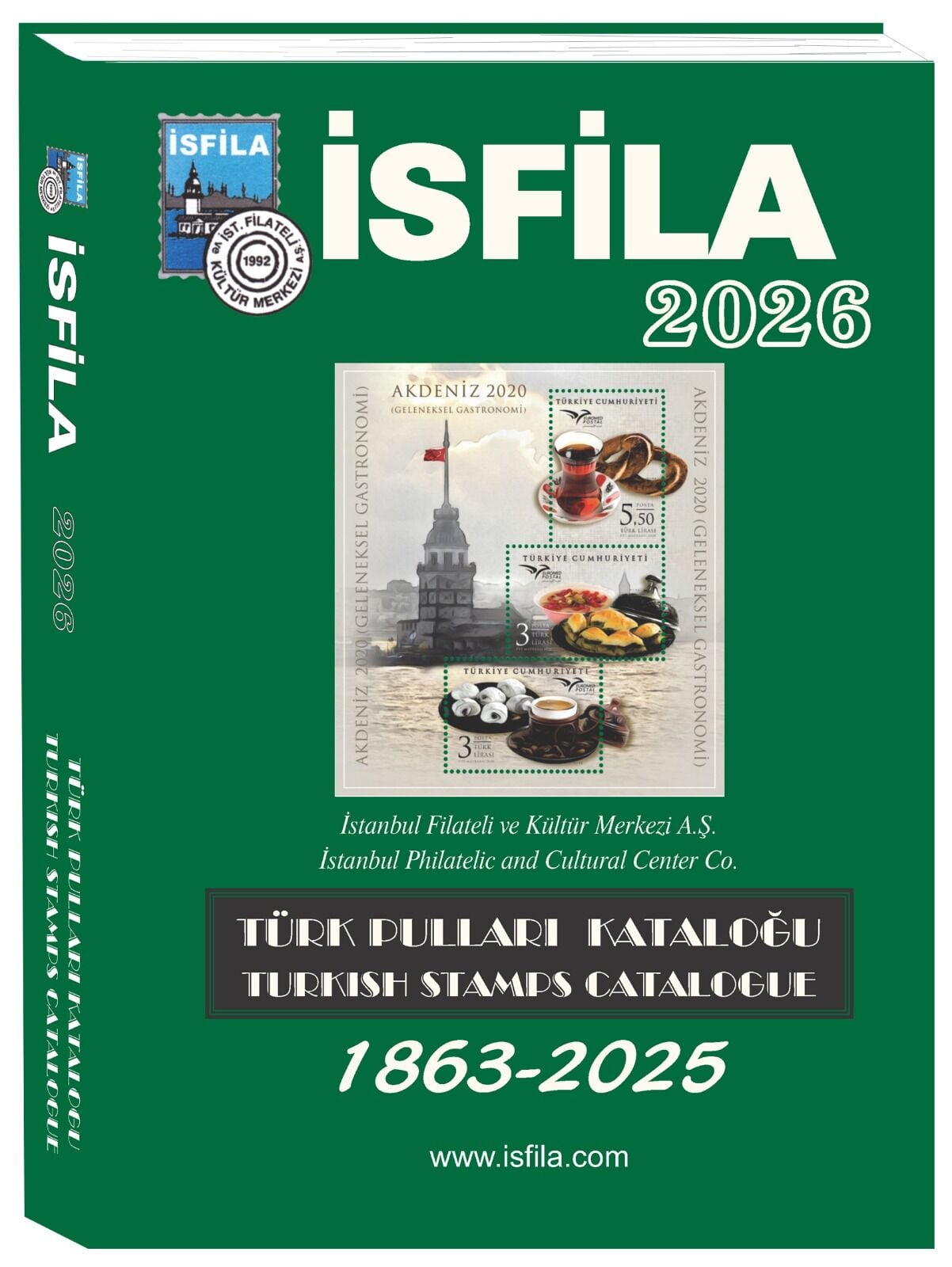 İsfila 2026 Türk Pulları Kataloğu 1863-2025
