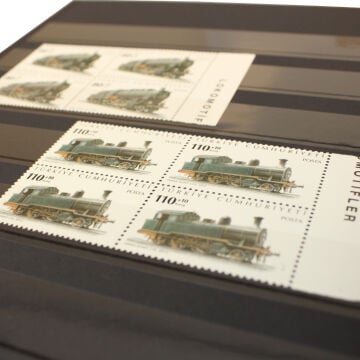 PULKO HistorY 1970 Pul Defteri Klasik, 32 Yaprak, 64 Sayfa, A4+, Siyah Zemin,