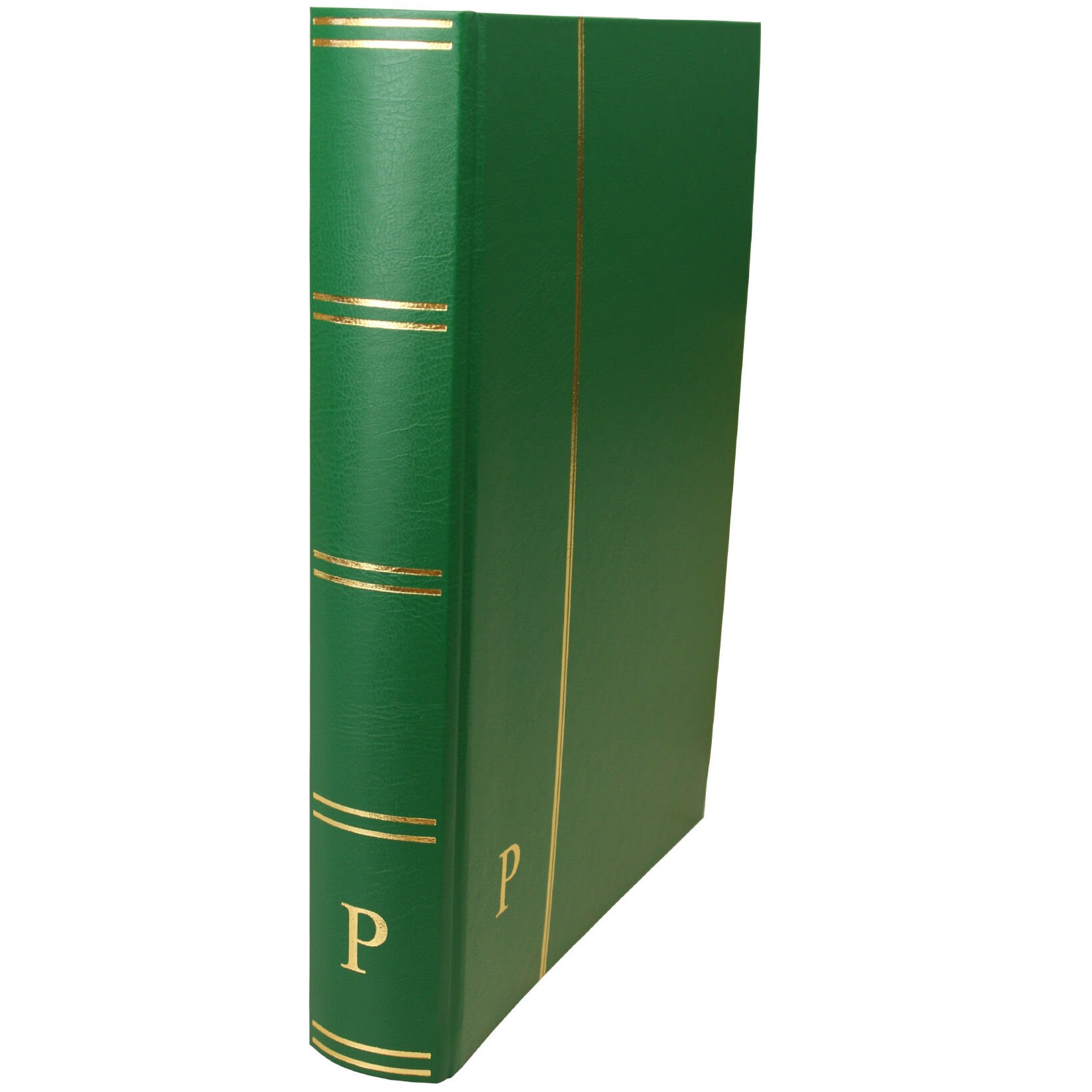 PULKO HistorY 1970 Pul Defteri Klasik, 32 Yaprak, 64 Sayfa, A4+, Siyah Zemin, Yeşil