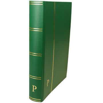 PULKO HistorY 1970 Pul Defteri Klasik, 32 Yaprak, 64 Sayfa, A4+, Siyah Zemin, Yeşil