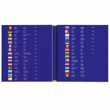 Leuchtturm PRESSO EURO Collection Madeni Para Albümü, 26 Ülke Özel Set