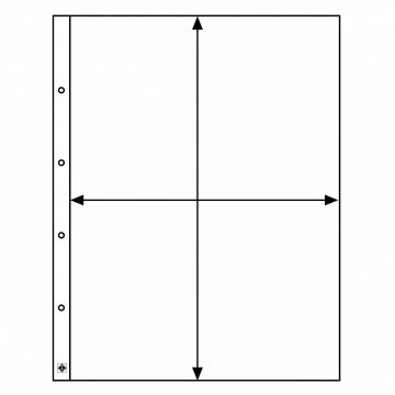 Leuchtturm KANZLEI Yapraklar, 1C (Şeffaf Zemin) - 330 x 420 mm