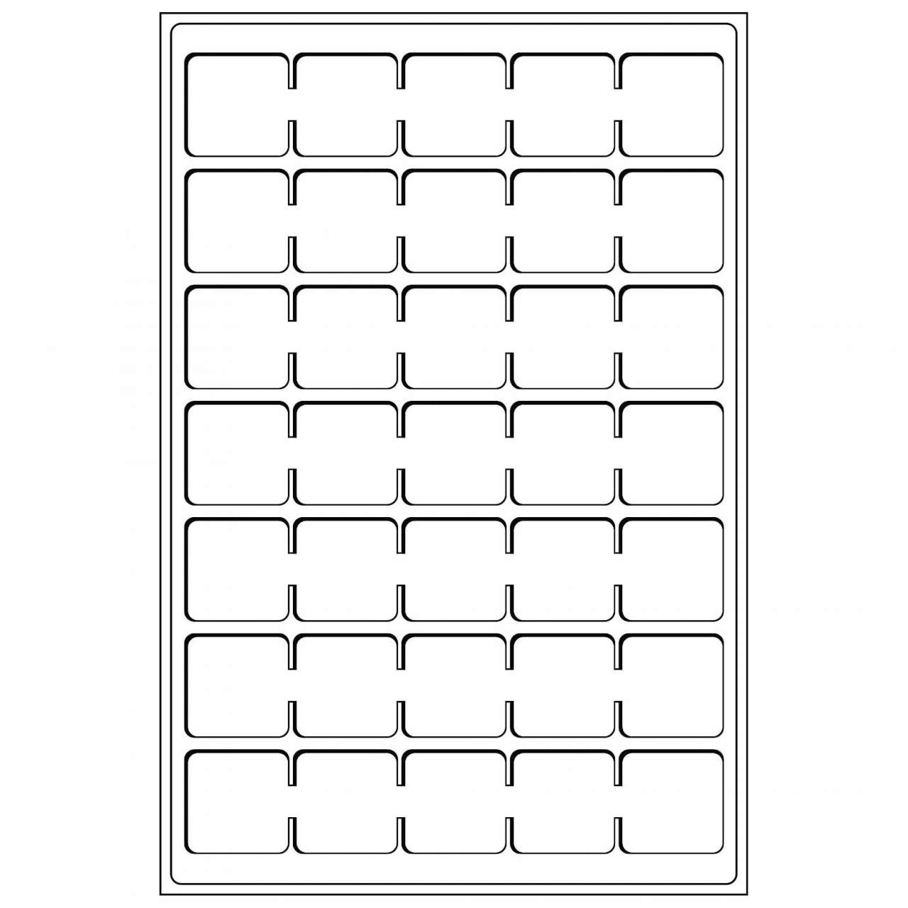 Leuchtturm Madeni Para Tepsisi, 38mm Çap (35 Adet Kapasite)