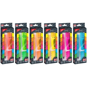 Ensemble de 3 stylos SERVE Deep, Double, Steps
