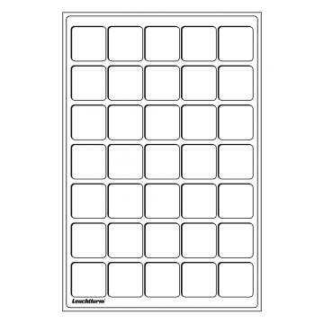 Leuchtturm Madeni Para Tepsisi, 39mm Çap (35 Adet Kapasite)