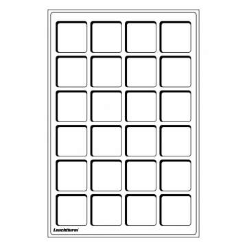 Leuchtturm Madeni Para Tepsisi, 47mm Çap (24 Adet Kapasite)