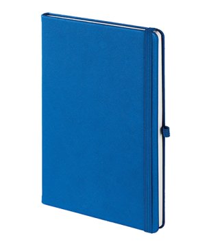 PULKO Notebook Not Defteri, (15x21cm), Termo Deri, Sert Kapak, 224 Sayfa, Çizgili, Kalem Takma Yerili, 006, Lacivert