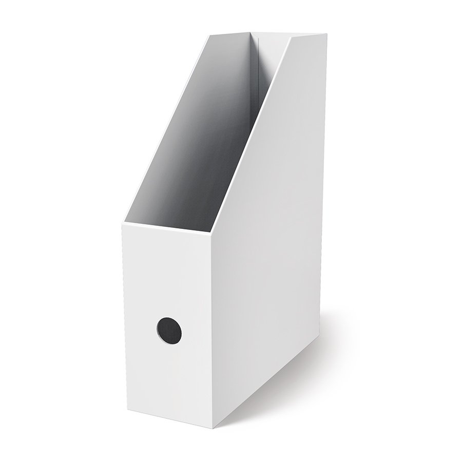 MAS 8222 Rainbow Magazinlik, Karton (Boyut: 105 mm X 256 mm X 315 mm), Beyaz