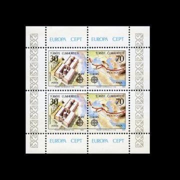 EUROPA(CEPT) Hatıra Bloğu (26 Nisan 1982) - Türkiye Cumhuriyeti Pul Koleksiyonu