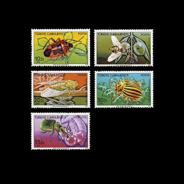 Insectes nuisibles (18 août 1982) - Collection de timbres de la République de Turquie
