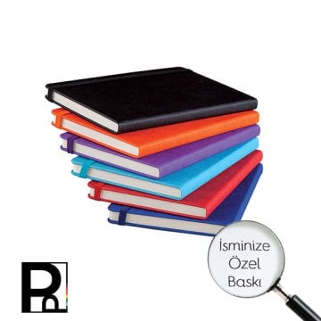 PULKO Notebook Not Defteri, (13x21cm), Termo Deri, Sert Kapak, Krem Kağıt, 160 Sayfa, Çizgili, 013,