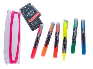 Set de 6 couleurs de phosphore liquide SERVE
