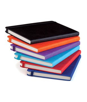 PULKO Notebook Not Defteri, (13x21cm), Termo Deri, Sert Kapak, Krem Kağıt, 160 Sayfa, Çizgili, 013, Lacivert