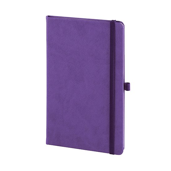PULKO Notebook Not Defteri, (13x21cm), Termo Deri, Sert Kapak, Krem Kağıt, 160 Sayfa, Çizgili, 013, Mor