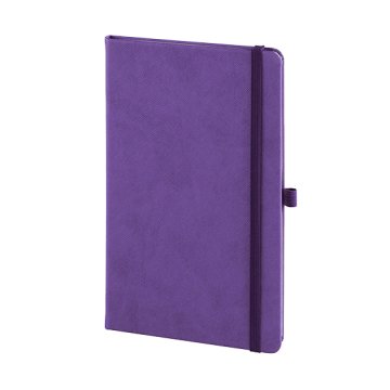 PULKO Notebook Not Defteri, (13x21cm), Termo Deri, Sert Kapak, Krem Kağıt, 160 Sayfa, Çizgili, 013, Mor