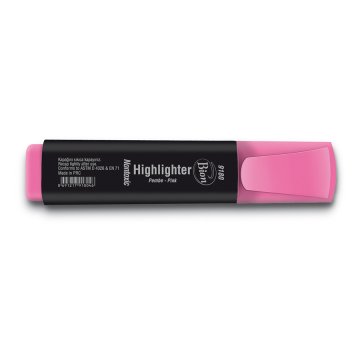 MAS 9180 Fosforlu Kalem, Bion Serisi, Pembe