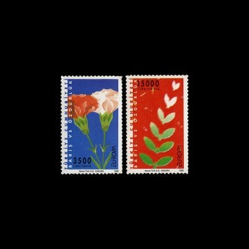 EUROPA (Barış ve Özgürlük) (5 Mayıs 1995) - Türkiye Cumhuriyeti Pul Koleksiyonu