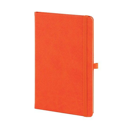 PULKO Notebook Not Defteri, (13x21cm), Termo Deri, Sert Kapak, Krem Kağıt, 160 Sayfa, Çizgili, 013, Turuncu