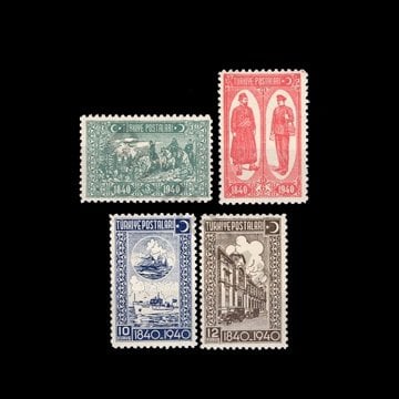 Posta'nın 100. Yıldönümü (31 Aralık 1940) - Türkiye Cumhuriyeti Pul Koleksiyonu