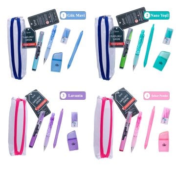 ENSEMBLE DE STATIONNAIRE SERVE Pastel Tons 5 pièces,