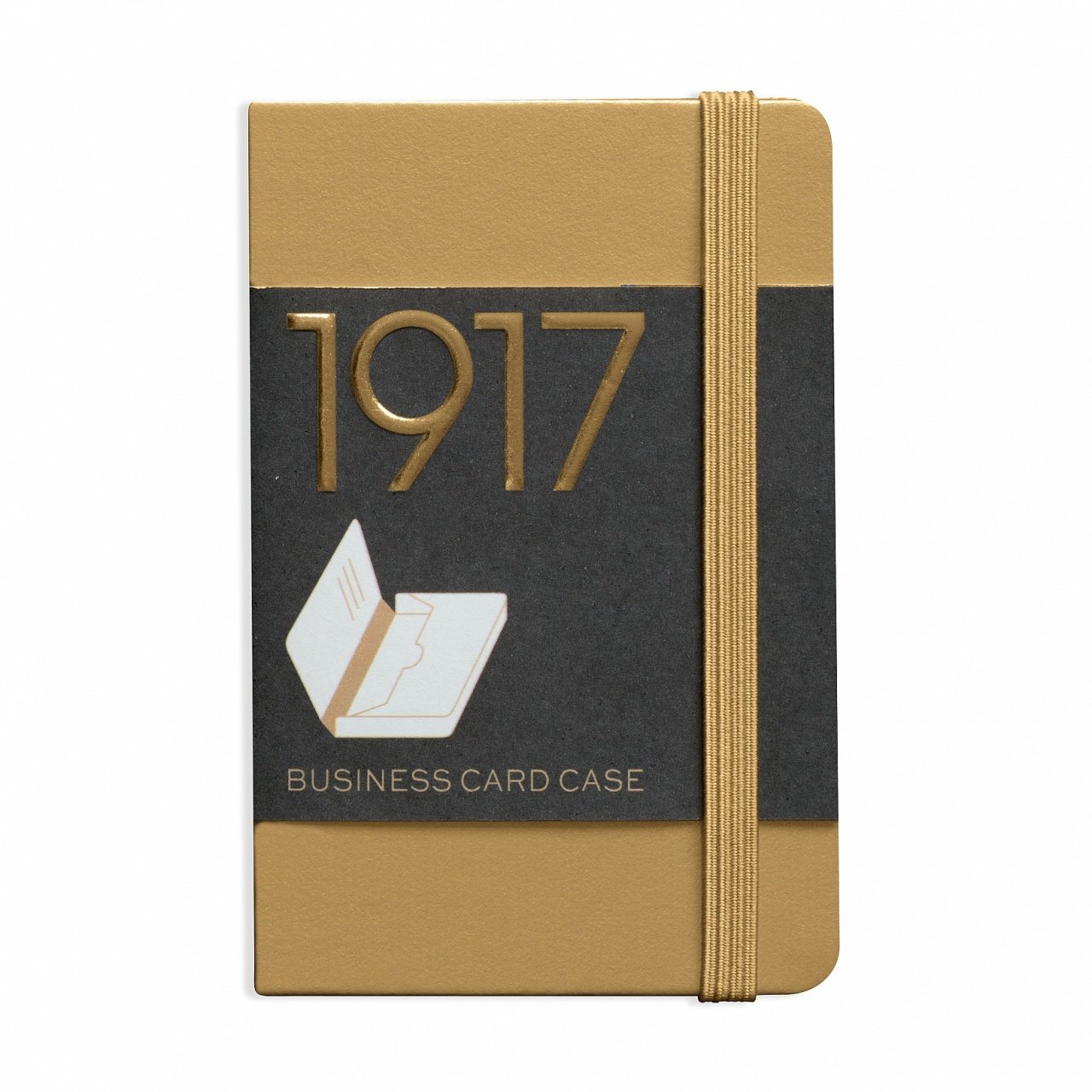 Leuchtturm1917 Metalik Lüks Kartvizitlik, Altın