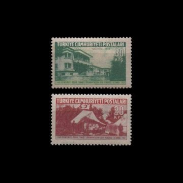 18. Uluslararası Beynelmilel Askeri Tababet Kongresi (28 Ağustos 1955) - Türkiye Cumhuriyeti Pul Koleksiyonu