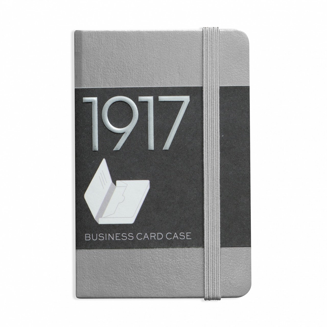Leuchtturm1917 Metalik Lüks Kartvizitlik, Gümüş