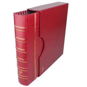 PULKO HistorY 1970 BIGGA Klasik, Kasetli Klasör (295x335x70mm) (Pul, Madeni Para, Kağıt Para, Zarf, Efemera Koleksiyonlarınız için idealdir), Bordo