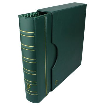 PULKO HistorY 1970 BIGGA Klasik, Kasetli Klasör (295x335x70mm) (Pul, Madeni Para, Kağıt Para, Zarf, Efemera Koleksiyonlarınız için idealdir), Koyu Yeşil
