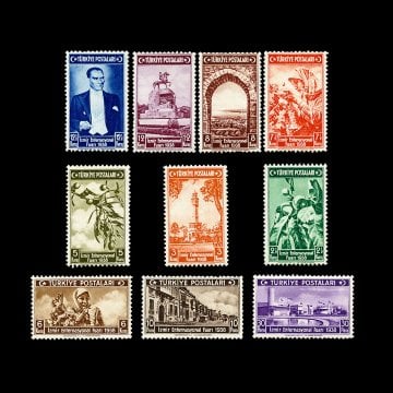 İzmir Fuarı (20 Ağustos 1938) - Türkiye Cumhuriyeti Pul Koleksiyonu