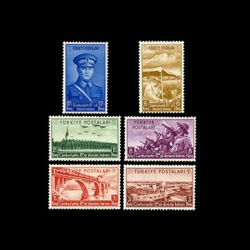 Cumhuriyetin 15. Yıldönümü (29 Ekim 1938) - Türkiye Cumhuriyeti Pul Koleksiyonu