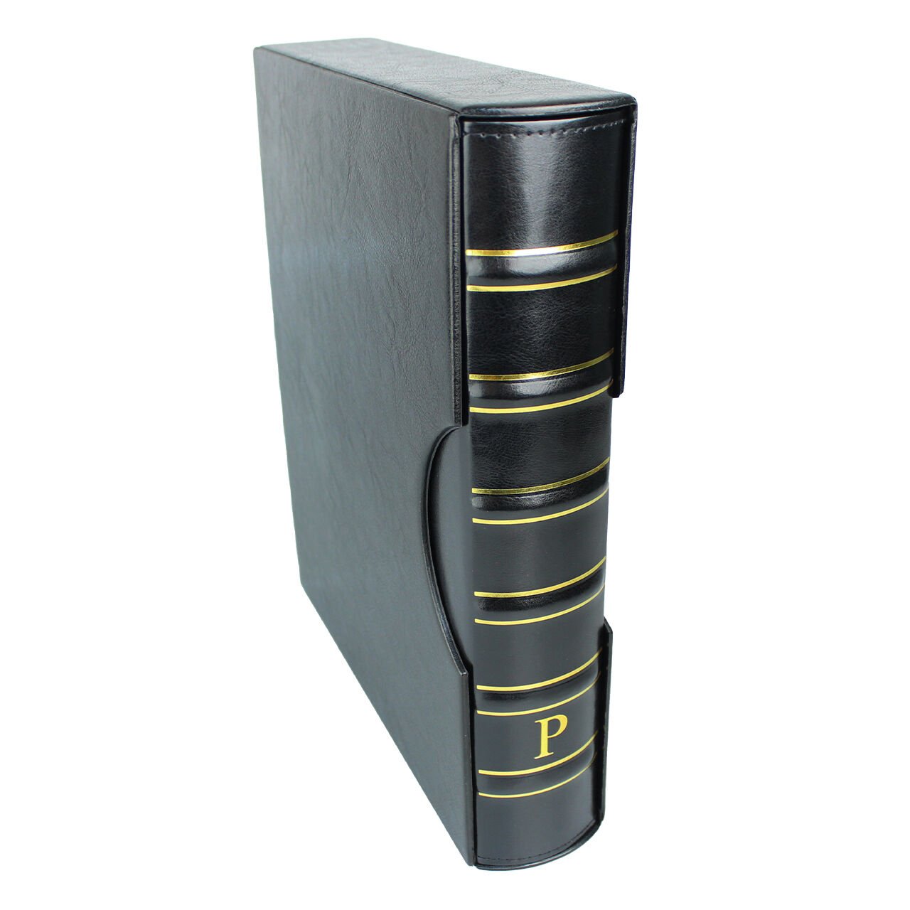 PULKO HistorY 1970 BIGGA Klasik, Kasetli Klasör (295x335x70mm) (Pul, Madeni Para, Kağıt Para, Zarf, Efemera Koleksiyonlarınız için idealdir), Siyah