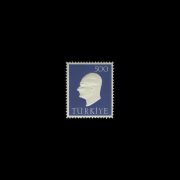 Kabartma Atatürk Hatıra Pulu (10 Kasım 1959) - Türkiye Cumhuriyeti Pul Koleksiyonu