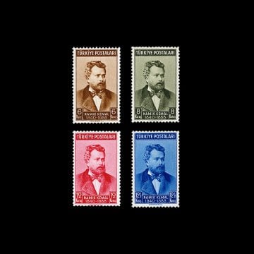50ème anniversaire de la mort de Namık Kemal (3 janvier 1940) - Collection de timbres de la République de Turquie