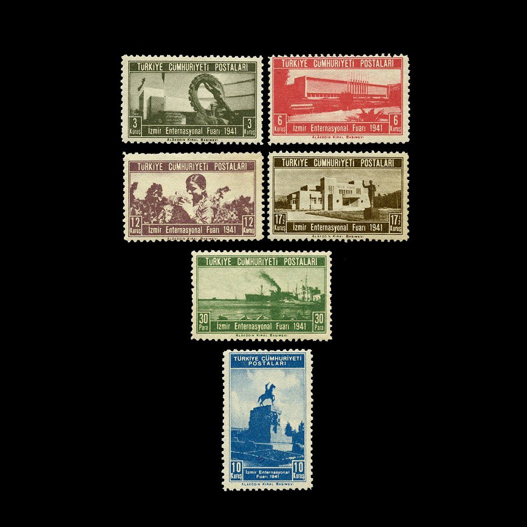 Izmir Fair (August 20, 1941) - Republic of Turkey Stamp Collection