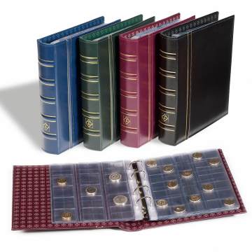 Leuchtturm Optima Klasik Madeni Para Albümü, 10 Adet Optima Yaprak Dahil, Kaasetli,