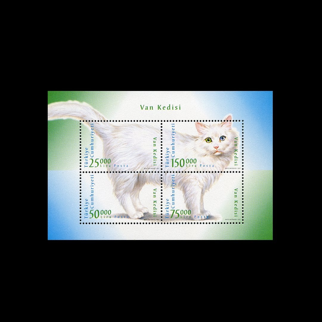 Van Cat Souvenir Bloc (23. April 1997) - Republik Türkei Brifmarke Sammlung