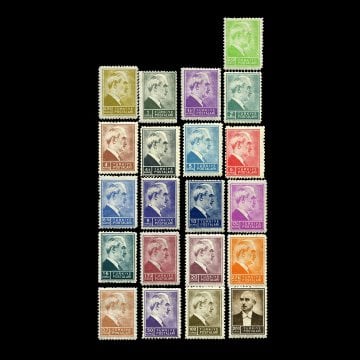 Birinci İnönü Posta Pulları Serisi (1942-1943) - Türkiye Cumhuriyeti Pul Koleksiyonu