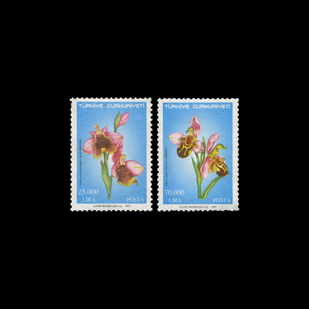 ORKİDE SERIES STAMPU (28 May 1997) - The Republic of Turkey Stamp Collection
