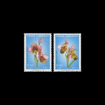 Kontinuierliche Serieninformation über Orchidee (28. Mai 1997) - Die Republik Turkey Briefmarke Sammlung
