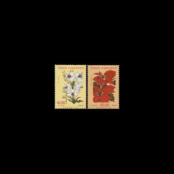 Dauerhafte Serie zum Thema Blumen (8. September 1997) - Sammlung von Briefmarken der Republik Türkei