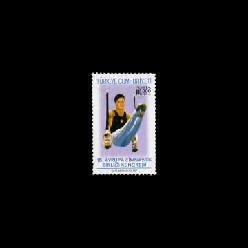 15. Kongress der Europäischen Gymnastik Union (17. Oktober 1997) - The Republic of Turkey Briefmarke Sammlung